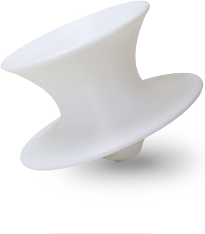 ZIMGOD 360° Swivel Gyro Chair Recliner Rotating Gyro Spun Chair for Sense Training Bedroom Living Room Camping Backyard Relaxing Chaise Chair 11 Colors (Color : White)