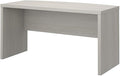 Bush Business Furniture Bow Front Desk with Wire Management | Echo Collection Office Computer Table for Home Office with Quick-to-Assemble Hardware | 60Wx28Lx30H
