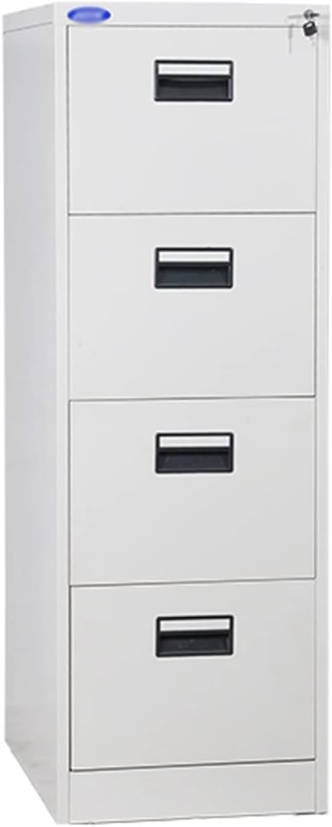 GLigeT Filing Cabinet Metal Steel Office File Filing Storage Cabinets Floor File Cabinet Mobile Low Cabinet for Home Office with Drawers File Storage Cabinets (Color : 4-Drawers)