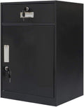File Cabinets Floor-Standing File Cabinet Multi-Color 2 Drawer Metal Storage Box Steel Lockable Data Cabinet(C9)