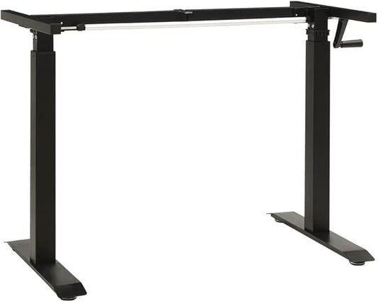 vidaXL Standing Desk Frame Adjustable Legs Computer Desk Base for Home Office