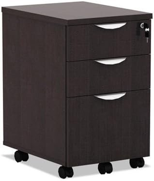 ALE Mobile Box &amp Box &amp File Pedestal File- Espresso