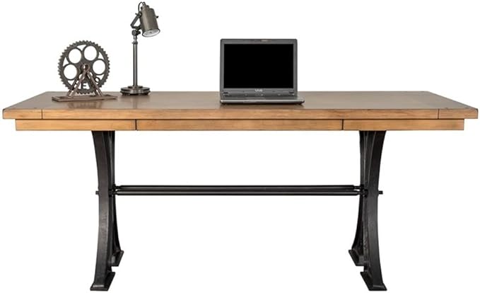 Martin Furniture Toulouse Home Office Writing Desk Wood Brown