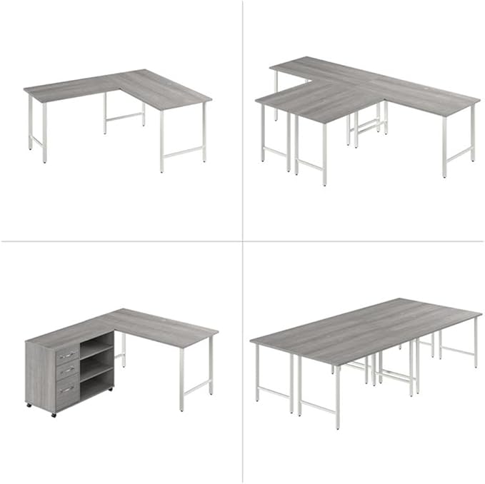 Bush Business Furniture Series C 72W Credenza Desk in Hansen Cherry Large Computer Table for Home and Professional Office