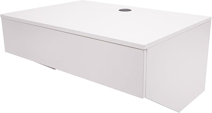 Wall Mounted Desk Wall Mounted Desk with Pull Out Drawer 19.2 D x 28.4 W x 13 H Floating Wall Organizer Space-Saving Wall Organizer Computer Desk for Home Office