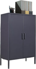 Office Storage File Cabinet Metal Office Furniture Storage Cabinet Living Room Cabinet Household Side Cabinet File Cabinet (Gold)