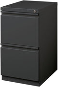 Hirsh Industries 20 Deep 2 Drawer Mobile File Cabinet File in Charcoal