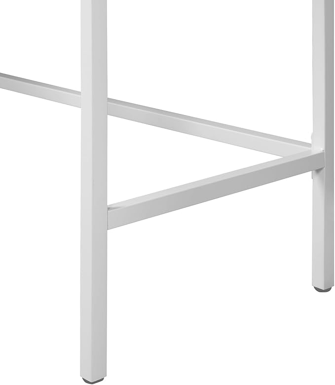 OSP Home Furnishings Contempo L-Shaped Desk White