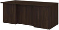 Bush Business Furniture Office 500 Executive Desk 72W x 36D Black Walnut