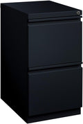 Pemberly Row 2 Drawers 20 Deep Mobile File Cabinet Lockable Pre-Assembled Stationary Letter Size for Home Office