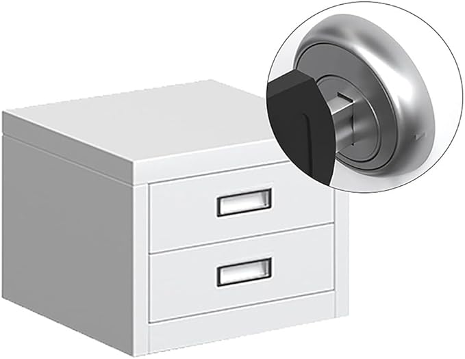 Aimeryup 2-tier/3-tier/4-tier File Cabinet Metal Clip with Drawer Desk Cabinet Storage Study Office Hotel Lounge(Size:40X40X31CMColor:A)