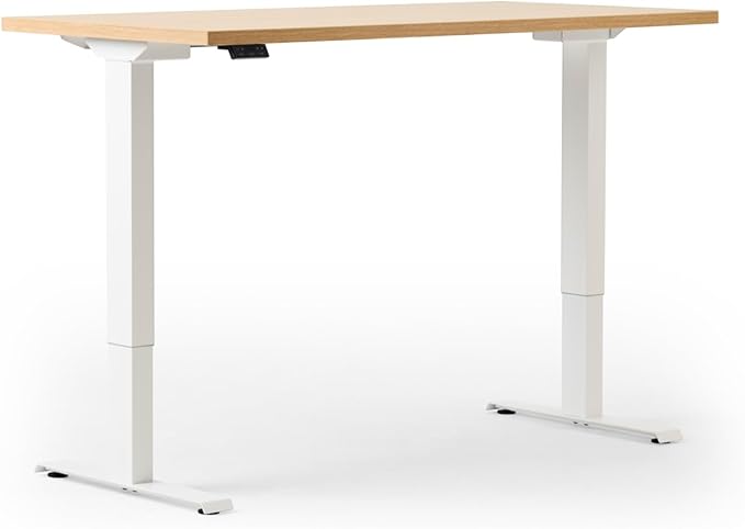 Haworth Perk Standing Desk Height Adjustable Sit-to-Stand Desk with Simple Paddle Control Spacious Computer Desk for Home Office Essentials Modern Room Decor Landmark