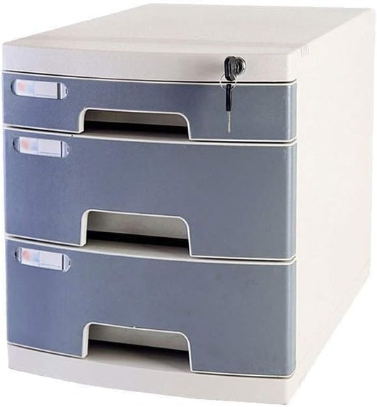 File Cabinet Lockable Data Office Drawer Cabinet Storage Drawer Desktop Organizer File