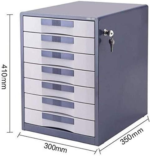 File cabinets Lockable Aluminum Alloy Slide Track Drawer Lock Door Design Large Space Metal Bookcase