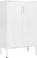 Suitable for Steel Storage cabinets in Living Rooms Kitchens and bedrooms 2 Door Miscellaneous Storage Cabinet Garage Tool Storage Cabinet and Office File Cabinet2 Movable partitions