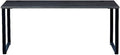 Hirsh 72x30 Open Metal Desk for Commercial/Home Office - Black/Pewter