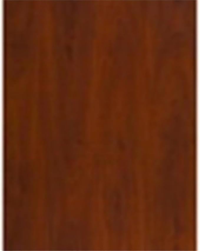 Scranton &amp Co Mobile Pedestal Filing Cabinet Hansen Cherry Finish 3 Drawer Engineered Wood with Laminate Locking Bottom Drawers Smooth Ball Bearing Slides Compact Office Storage Solution