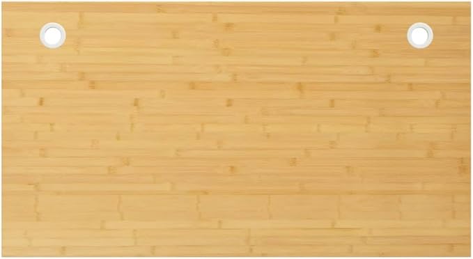 vidaXL Desk Top Tabletop with Cable Hole Dining Table Top for Home Office Standing Desk Frame Table Top Replacement 39.4x23.6x0.6 Bamboo