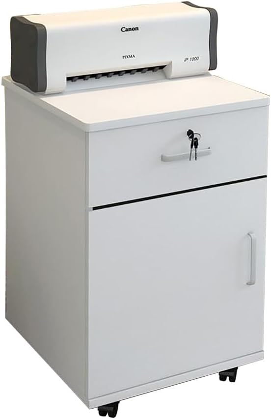 Wooden Filing Cabinet Filing Cabinet Home Office Drawer Cabinet Office Pedestal Drawer Cabinet Trolley Recessed Handles for Office and HomeOffice Storage Cabinet