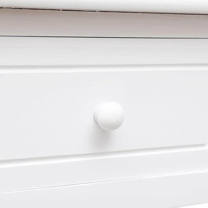 Computer DeskHome Office DeskStudy Writing Table for Home Office Modern Simple Style DeskWriting Desk White 43.3x17.7x29.9 Wood