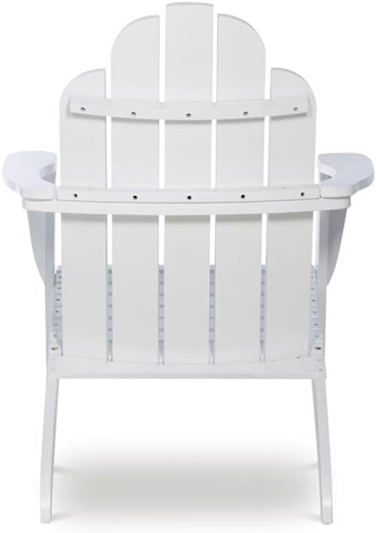Linon White Adirondack Chair 30.4 wx37.6 dx37.8 h