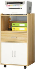 File Cabinets Large Capacity Storage Drawer Cabinet Office File Printer Data Organizer Vertical File Storage Cabinets(Natural)