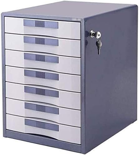 File Cabinet Strong Anti-Collision Locking Aluminum Alloy Drawer Storage Cabinet Standard Desk Upper Drawer