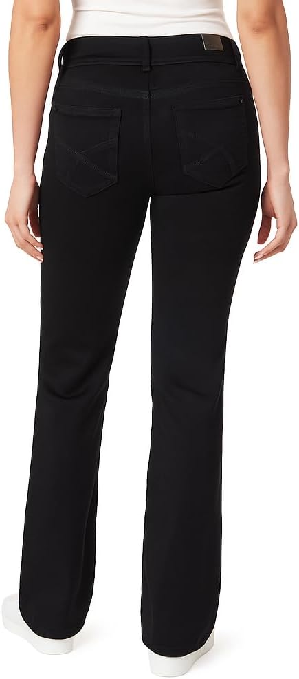 WallFlower Luscious Curvy Bootcut Jeans for Women Mid-Rise Insta Stretch Denim Size-Inclusive Juniors Jeans