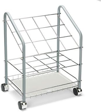 Safco Home Office Tubular Steel Wire Roll File 12 Compartment