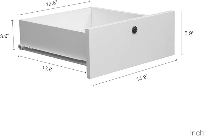 VERYKE Home Office DeskComputer Desk with Hutch and DrawerWriting Desk with 3 AC OutletModern Office Desk with 2 USB Charging Ports for Study RoomLiving Room (White)