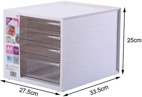 File cabinets New Material Production Non-Slip Rubber Bottom Different Categories Intimate Design Separate Things Pp Plastic - 27.5x33.5x25cm Bookcase