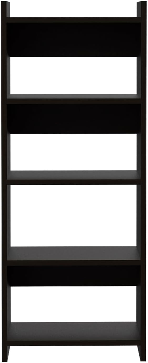 Home Office Desk &amp Bookshelf Set - Black - Versatile Workstation &amp Storage