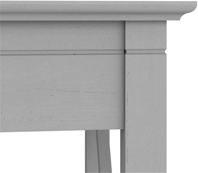 Bush Furniture L Shaped Desk with Lateral File Cabinet | Key West Collection Corner Computer Table with Storage for Home Office with Filing Unit | 60Wx60Dx30H
