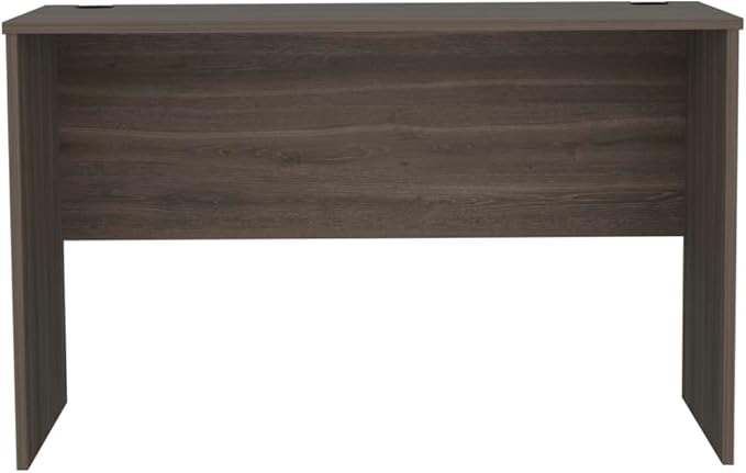 47 Wide Study Desk - Gray Walnut Modern Desk &amp Computer Table for Home Office - Spacious &amp