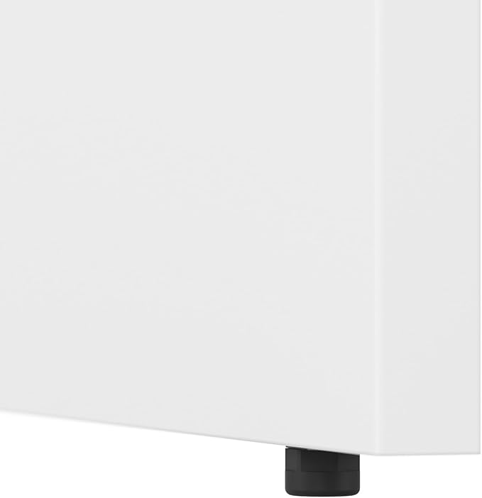 Bush Business Furniture Studio C Credenza Desk Computer Table for Home or Professional Office 72W x 24D White