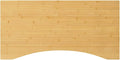 vidaXL Durable Desk Top in Natural Bamboo - Multipurpose Easy-to-Clean Surface Unique Color and Grain Patterns - 43.3x21.7x1.6