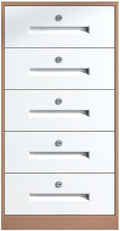 File Cabinet/Printer Stand Steel Home Chest of Drawers Office Increased Capacity Multifunctional Storage Cabinet File Data Office Cabinet Filing Cabinet for Home Office(Brown)