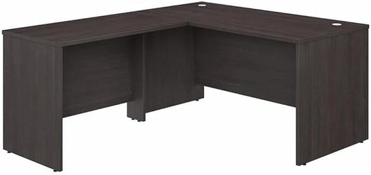 Bush Business Furniture Studio C 60W x 30D L Shaped Desk with 42W Return in Storm Gray Large Corner Table for Home or Professional Office