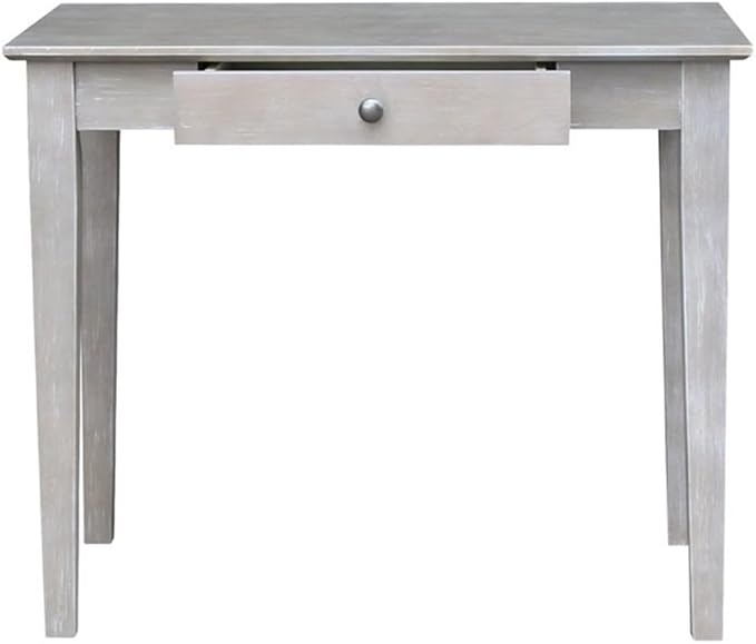 International Concepts Writing Desk Washed Gray Taupe