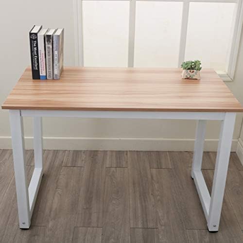 110cm Modern Writing Desk Simple Study Table Industrial Office Desk Computer Desk PC Laptop Table Wood Workstation Study Table Home Office Furniture Home Office Desks 43.3