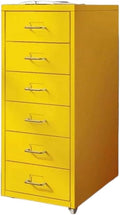 File Cabinet Multi-Layer Tin Cabinet A4 Folder Small Cabinet Classification File Cabinet Filing Cabinet Office Drawer Cabinet (Color : Yellow)