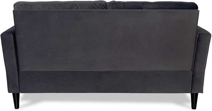 Milliard Medium Couch Velvet Love Seat Couch for Small Spaces (57x 24 x 30.5)