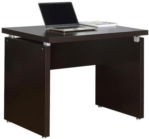 City Chic Home Office Desk - Computer Desk Work Desk Tall Desk 55 Wide Cappuccino Finish