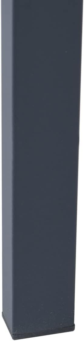 L-Shaped Desk Corner Computer Desk Space-Saving &amp Multifunctional Home Office Desk Writing Workstation Study Desk with Round Corner (Dark Grey)