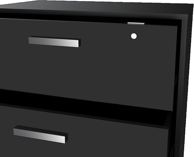 Hassyee Office Spacious Three Drawers Mobile File Cabinets with Durable Casters for Easy Mobility Multifunctional Display Storage Cabinet for Primary Living Space