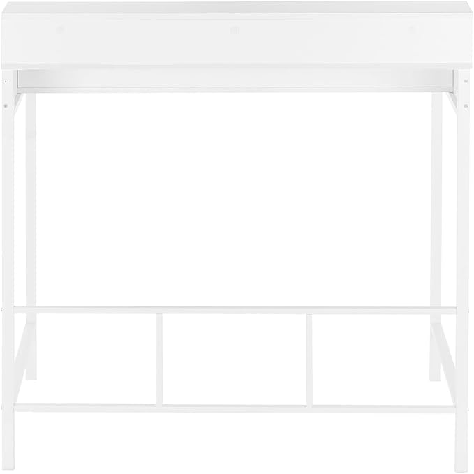Computer Desk Standing Desk Home Office Organizer White