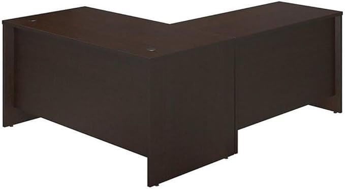 Bush Business Furniture Series C Elite 60W x 30D Desk Shell with 48W Return in Mocha Cherry