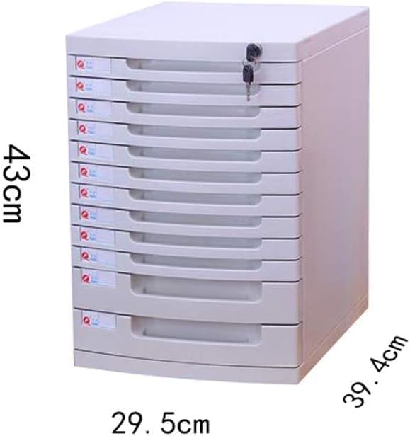 Desk File Cabinet Document Organizer - Mobile Craft Storage and Organization Tower with Shelves(Color:Default) (Default)