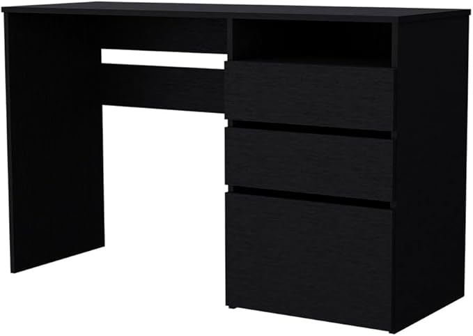 Computer DeskWork Surfaces One Shelf Black FinishHome Office Desk