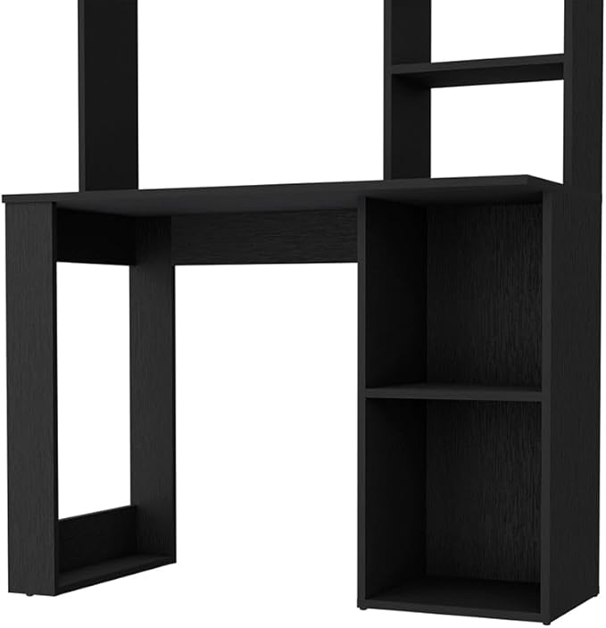 Computer Desk Office Writing Work Study Table with Hutch and Storage Shelves for Study and Home Office